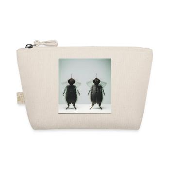 Photographic portrait of two small insects - Organic Pouch - nature - Front