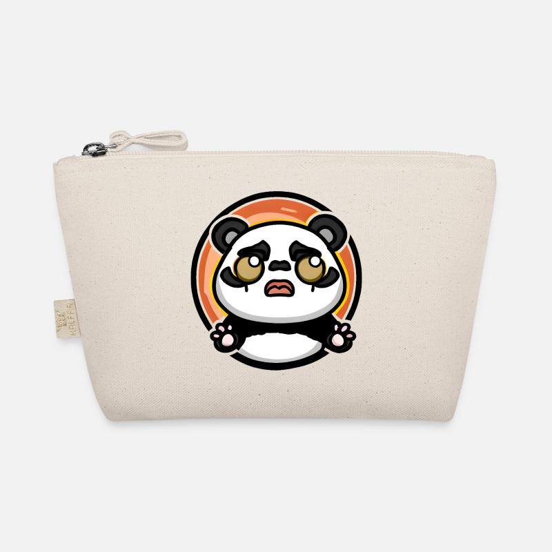 Panda Sonnenuntergang Bio-Täschchen
