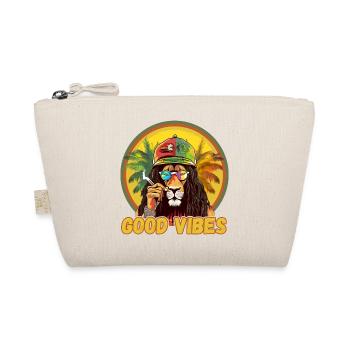 Rasta Lion Good Vibes - Bio-Täschchen - Natur - Vorne