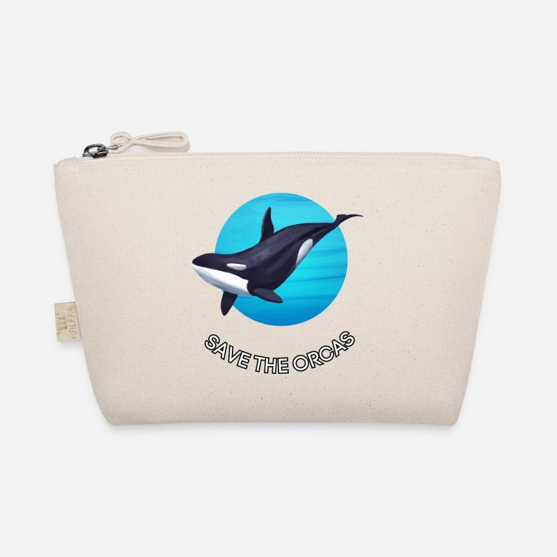 Orca Schutz - Save the Orcas - Bio-Täschchen - Natur