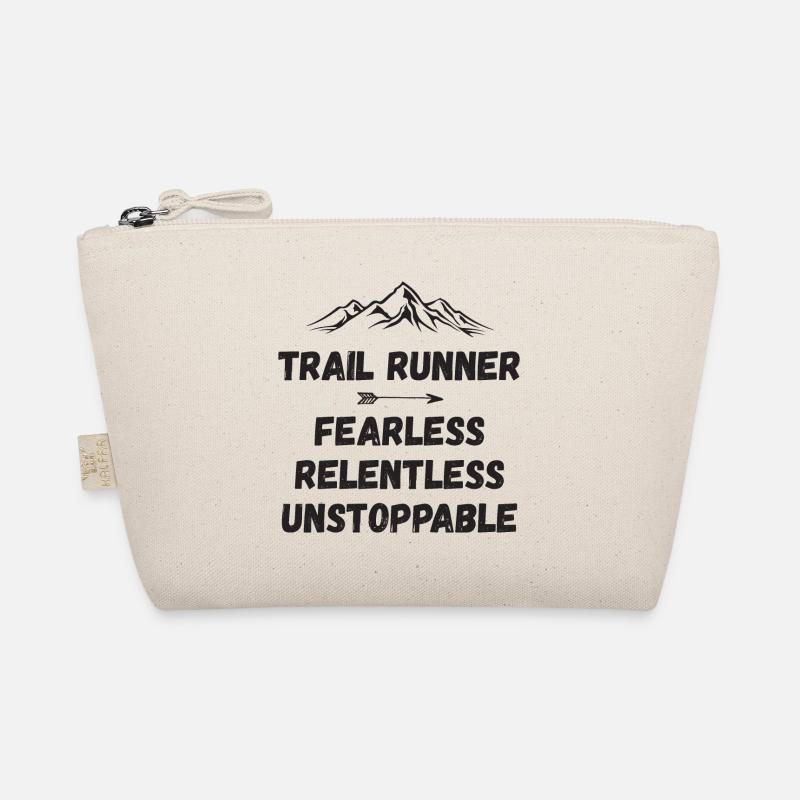 Coureur de trail - Intrépide. Implacable. Imparable. Trousse biologique