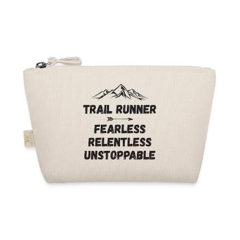 Trail Runner - Fearless. Relentless. Unstoppable. - Organic Pouch - nature - Front