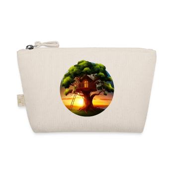 Treehouse at sunset - Organic Pouch - nature - Front