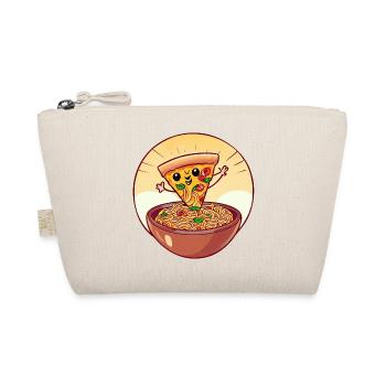 Sweet pizza slice dancing in Asian noodles - Organic Pouch - nature - Front