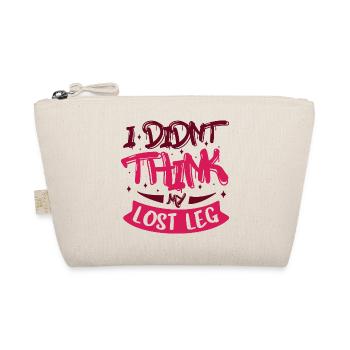 I didnt think my lost leg - Bio-Täschchen - Natur - Vorne