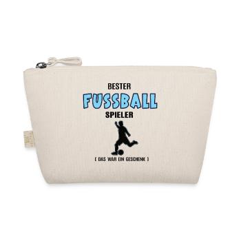 Bester Fussball Spieler Fussballer Fussballspieler - Bio-Täschchen - Natur - Vorne