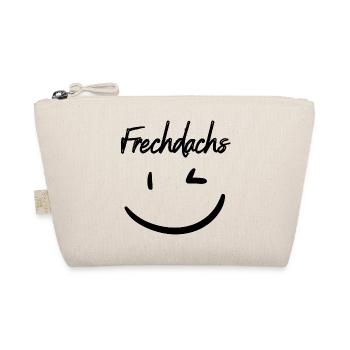 Frechdachs schwarz - Bio-Täschchen - Natur - Vorne
