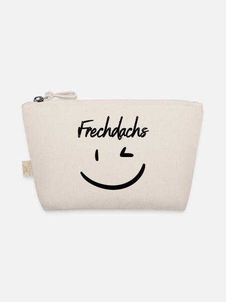 Frechdachs schwarz - Bio-Täschchen - Natur