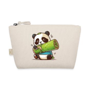 Pandas Epic Burrito Adventure - Organic Pouch - nature - Front
