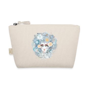 Portrait de sirène dans des couleurs pastel froides - Trousse biologique - nature - Devant