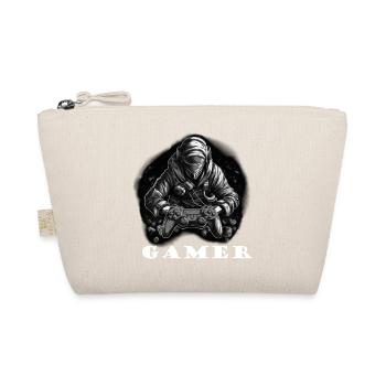 Gamer 2 white - Organic Pouch - nature - Front