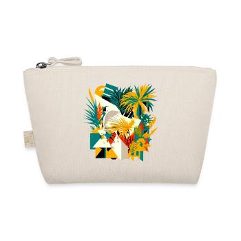 Palm trees and flowers from a cubic point of view - Organic Pouch - nature - Front