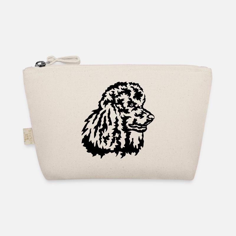 Big Poodle Head Organic Pouch