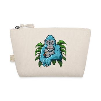 Stumpfer Gorilla - Bio-Täschchen - Natur - Vorne