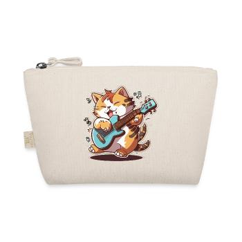 Feline Fretwork - Organic Pouch - nature - Front