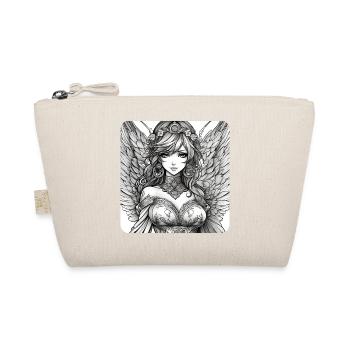 Ange mignon avec des fleurs - Trousse biologique - nature - Devant