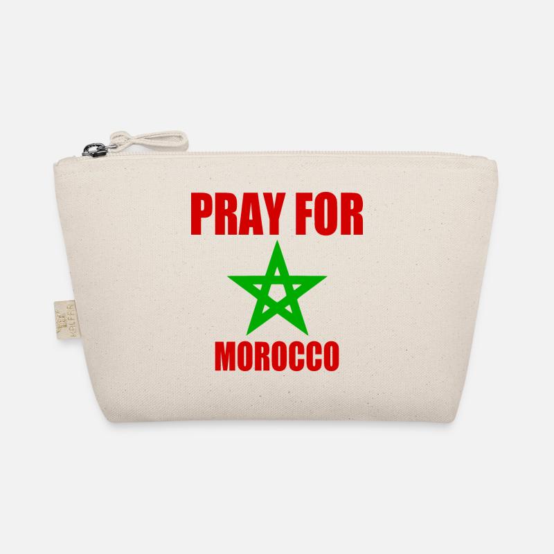 Pray for morocco marokko Bio-Täschchen
