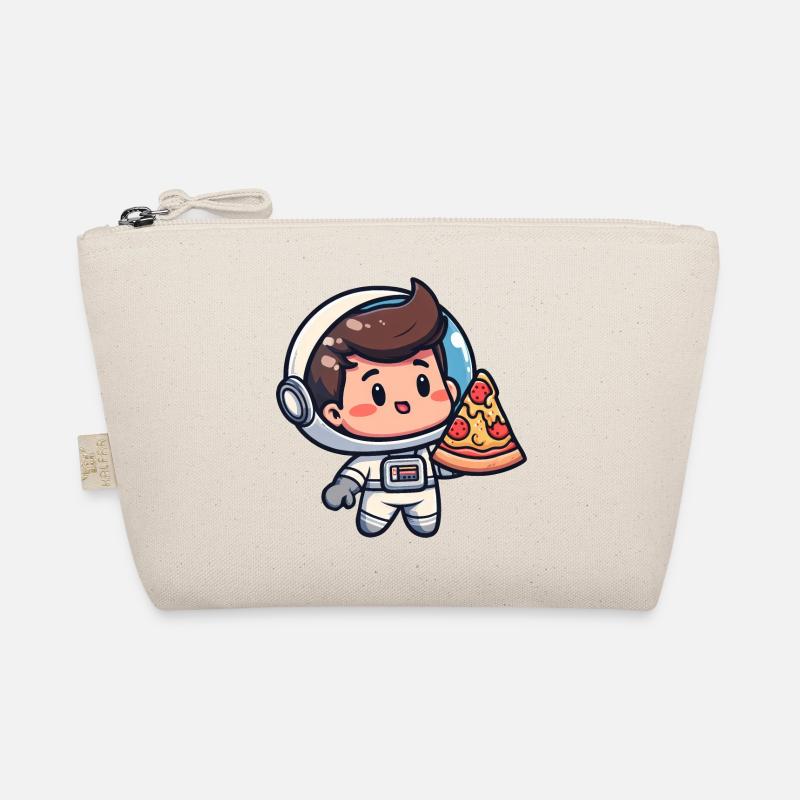 Astronaut with pizza Organic Pouch