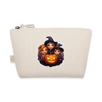 Children on Halloween - Organic Pouch - nature - Front