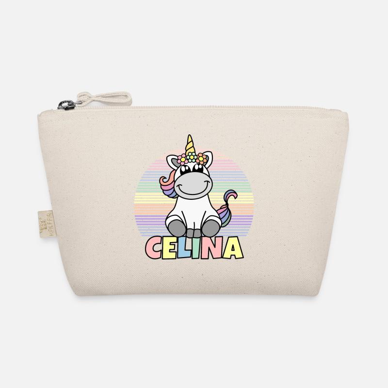 Celina Einhorn Name Bio-Täschchen