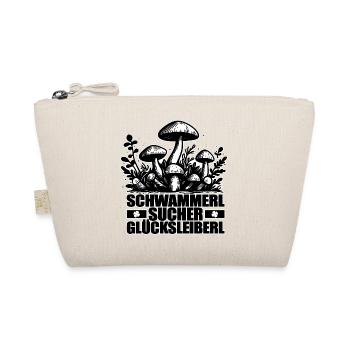 Pilzsammler Spruch - Bio-Täschchen - Natur - Vorne