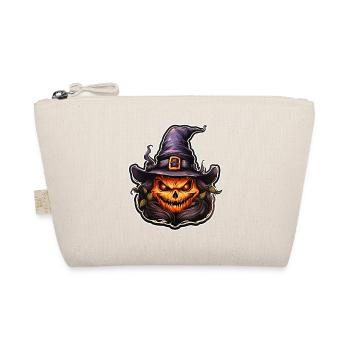 Citrouille avec chapeau de sorcière Halloween - Trousse biologique - nature - Devant