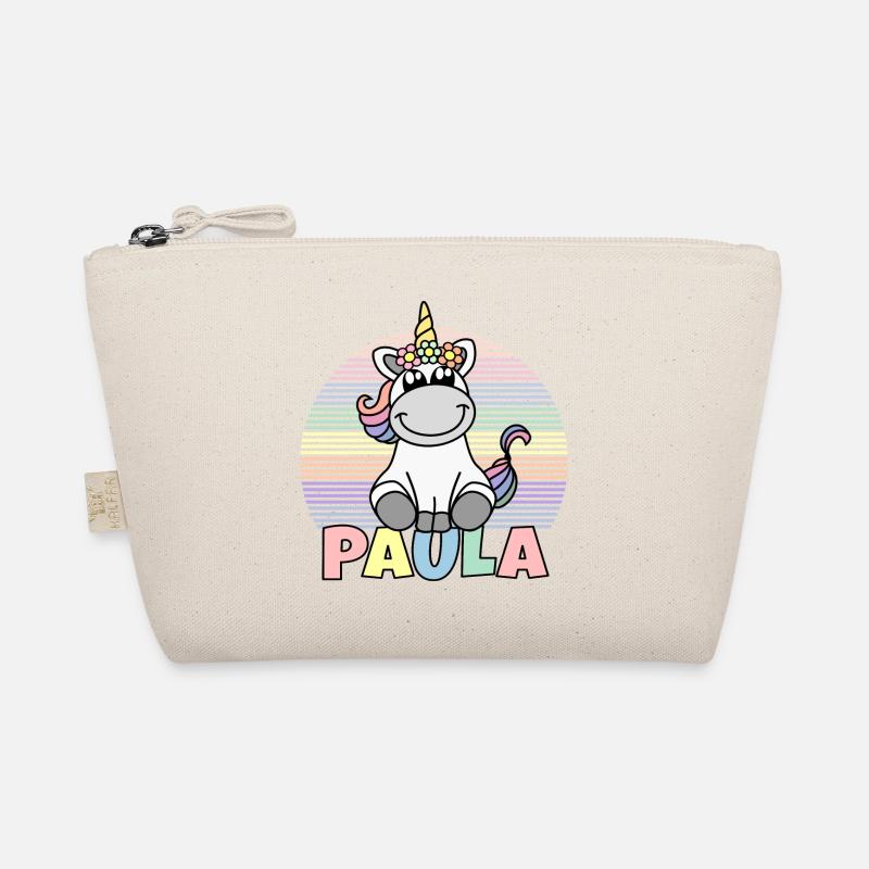 Paula Unicorn Name Organic Pouch