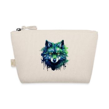 Blue Wolf - Organic Pouch - nature - Front