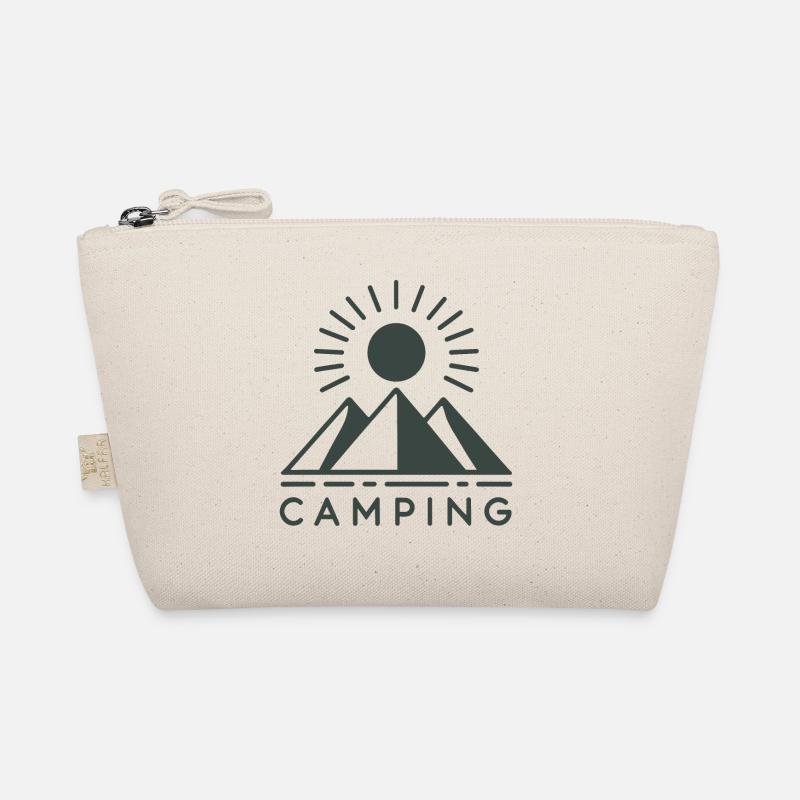 Camping-Ikone - Berge & Sonne Bio-Täschchen