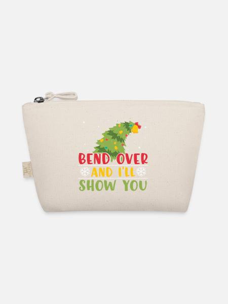 Weihnachtsbaum Geschenk Weihnachtspullover - Bio-Täschchen - Natur