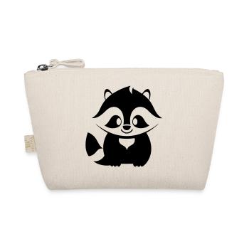 Raccoon - Organic Pouch - nature - Front