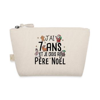 7 Ans Anniversaire Cadeau Père Noël Humour - Trousse biologique - nature - Devant