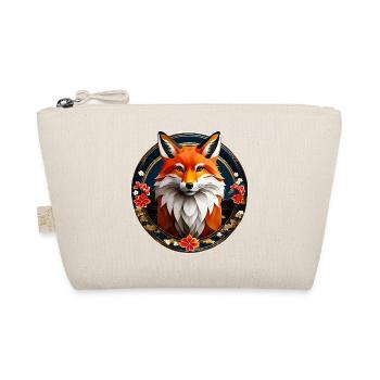 Renard asiatique avec des fleurs de cerisier - Trousse biologique - nature - Devant