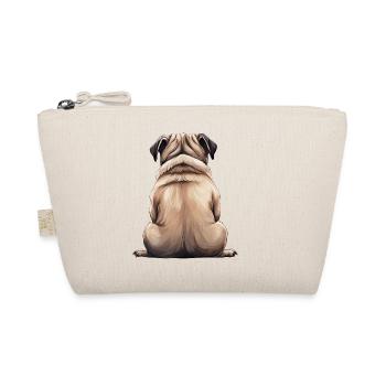 Pug - Organic Pouch - nature - Front