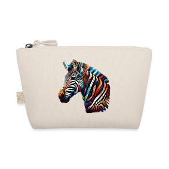 Zebra - Bio-Täschchen - Natur - Vorne