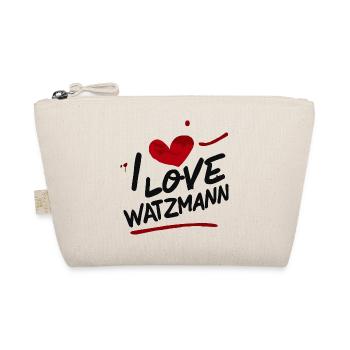 Berg Watzmann Bavaria Alps - Love Heart - Organic Pouch - nature - Front
