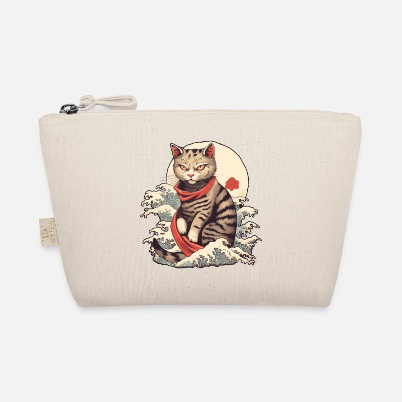 Yakuza Cat - Bio-Täschchen - Natur