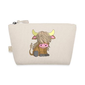 Long-haired cow - Organic Pouch - nature - Front