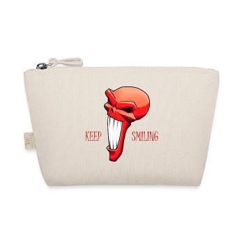 Keep Smiling - Bio-Täschchen - Natur - Vorne
