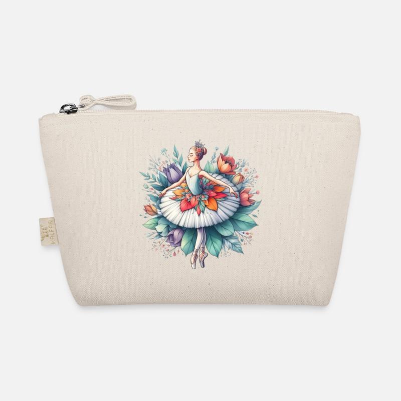 Ballet dancer with tutu Organic Pouch