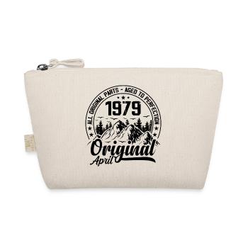 1979 April Original: 45 Years Anniversary Gift - Organic Pouch - nature - Front