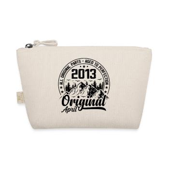 2013 April Original: 11 Year Old Birthday Gift - Organic Pouch - nature - Front