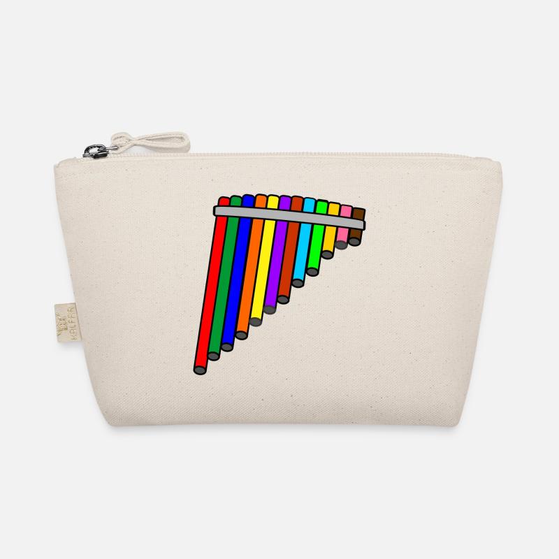 Pan flute colored Organic Pouch