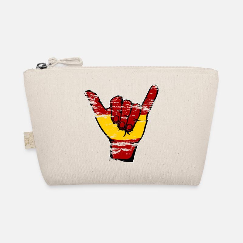 Drapeau de l’Espagne Symbole de surf utilisé Trousse biologique