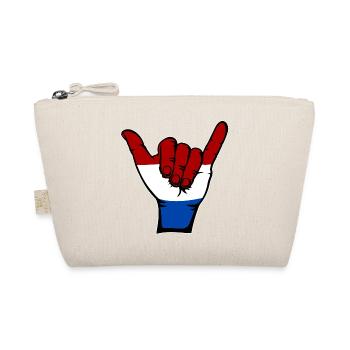 Holland Flag Surfing Symbol - Organic Pouch - nature - Front
