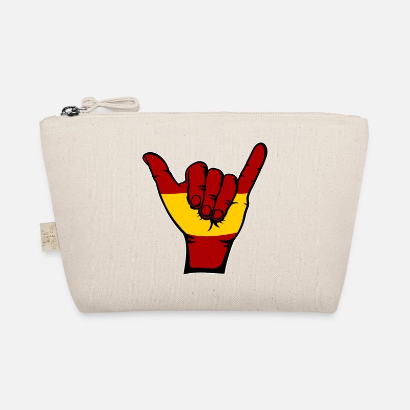 Drapeau de l’Espagne Symbole de surf Trousse biologique