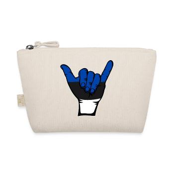 Estonie Drapeau Surf Symbole - Trousse biologique - nature - Devant