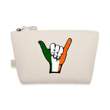 Ireland Flag Surfing Symbol - Organic Pouch - nature - Front