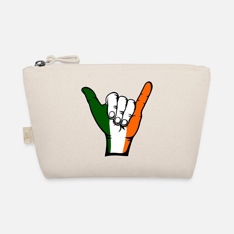 Drapeau de l’Irlande Symbole de surf Trousse biologique