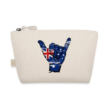Australien Flagge Surfing Symbol used - Bio-Täschchen - Natur - Vorne